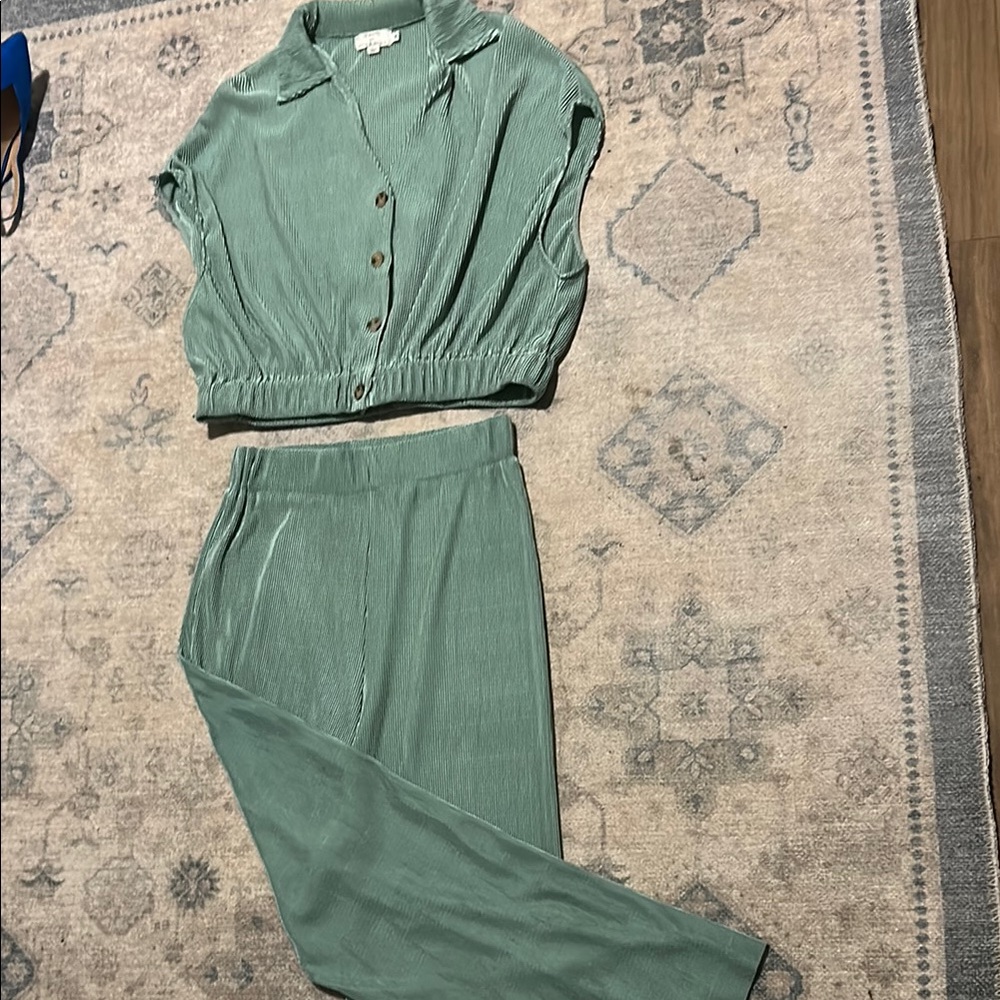 Molly Bracken Green Pantsuit
